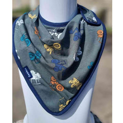 Side Fastening Print Kerchiefs - Bibs & Neckerchiefs