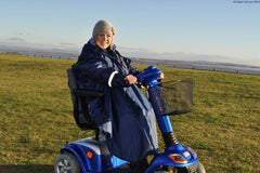Splash Deluxe Universal Sleeved Poncho (Lined) - Wheelchair Clothing