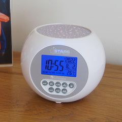 Star Projection Clock with Nature Sounds - Sensory Equipment
