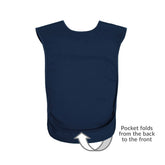 Tabard style adult bib - Medium Navy - Health Care