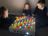 Table Top Panel With Coloured Rods - Sensory Equipment