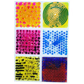 Textured Massage Liquid Sensory Tiles Set of 6 30cm - Sensory Equipment