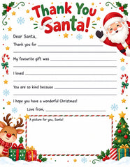 Thank you Letter to Santa