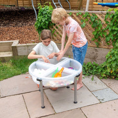 tickit® Discovery Quadrant Trays & Stand - Clear - Sensory Equipment