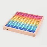 tickit® Gem Cube Mirror Tray – 100 Gems - Sensory Toys