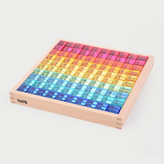 tickit® Gem Cube Mirror Tray – 100 Gems - Sensory Toys