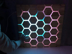 Touch Interactive Honeycomb Panel, Wall Mounted - Sensory Equipment
