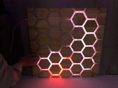 Touch Interactive Honeycomb Panel, Wall Mounted - Sensory Equipment