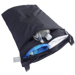 Wet and Dry Waterproof Bag - Black - Incontinence Aids