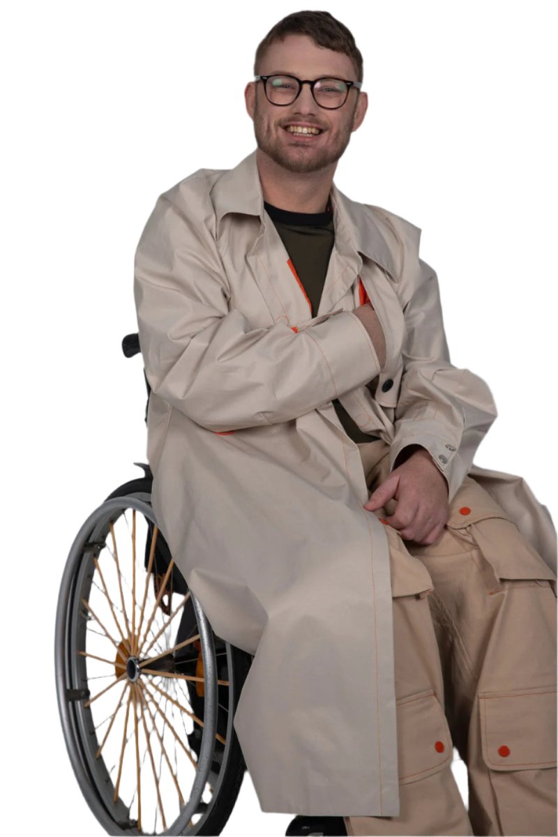 Wheelchair Trench Coat - Wheelchair Clothing