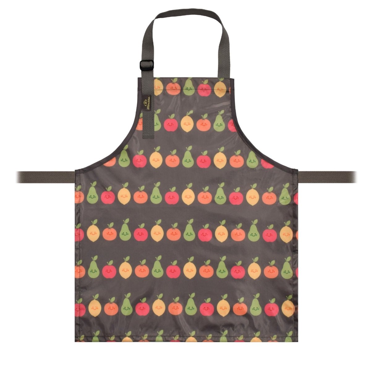 Wipeezee Apron - Child's size - Grey Happy Fruit - Aprons