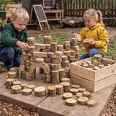 Wooden Crate Construction Set - 90 Pieces - Sensory Toys