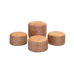 Woodland Retreat Log Bean Bag Seats - 4 Pack - Sensory Equipment