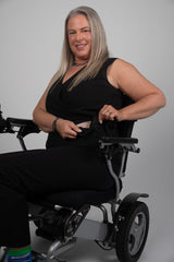 Wrap - Over Jumpsuit with Side Openings - Daywear