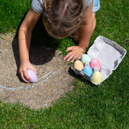 Box of Chalk Eggs - Learning Resource