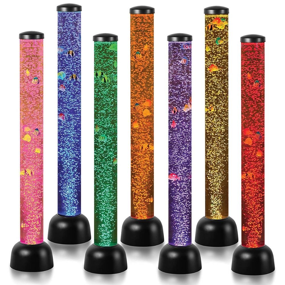 Tall outlet sensory lamp