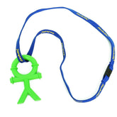 Chewbuddy Stickman Green, oral care, for disabled children.