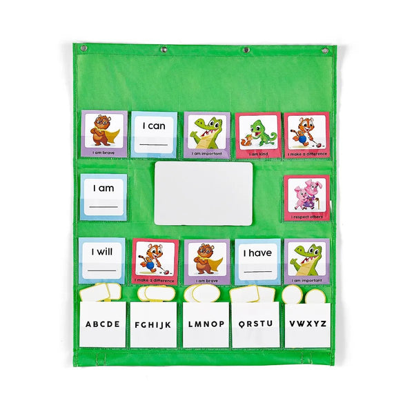 Daily Affirmations Pocket Chart - Sensory Toys