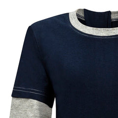 Kaycey Secret Zip Back Jumpsuits - Long Sleeve / Short Leg - Child