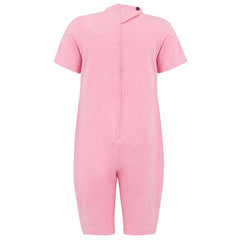 Kaycey Secret Zip Back Jumpsuits - Short Sleeve / Knee Length (Adults) - Bodyvests and Sleepwear