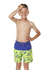 Kes-Vir Boys Incontinence Board Shorts Jellyfish Blue - Swimwear and Accessories