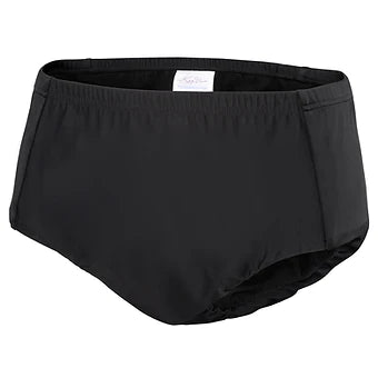 Kes-Vir Girl's Period Swim Briefs - Nero Black - Swimwear and Accessories