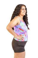 Kes-Vir Ladies Indigo Wave Incontinence Tankini - Swimwear and Accessories