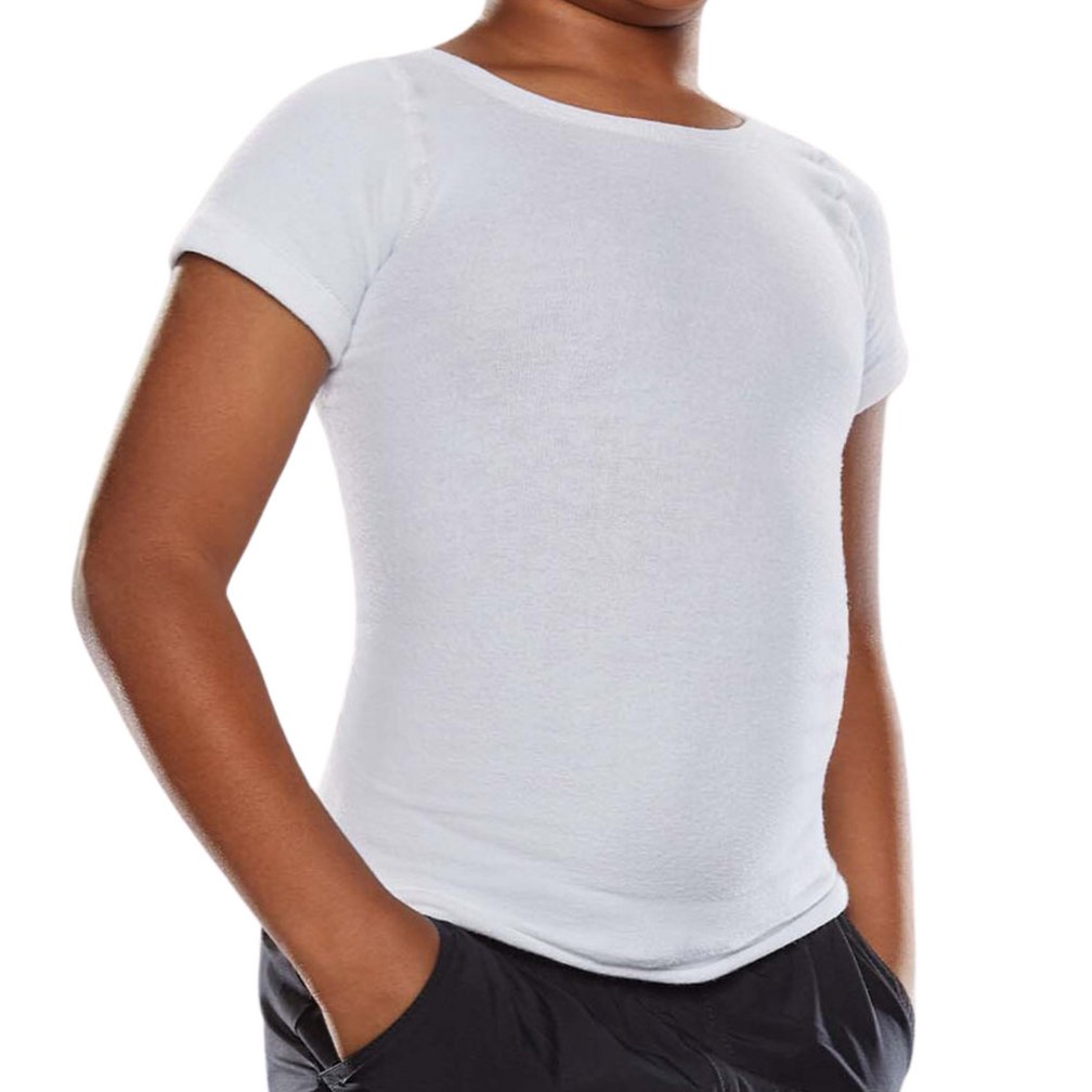 Knit-Rite - Unisex Seamless Torso Interface for Brace - Crew Neck with Sleeves - Daytime Clothing