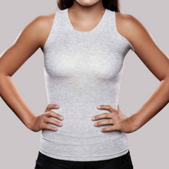 Knit-Rite - Unisex Seamless Vest Torso Interface for Brace - V-Neck with LEFT Axilla Flap - Daytime Clothing