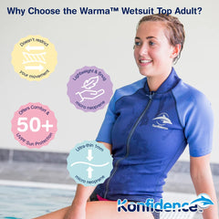 Konfidence Warma Wetsuit Top Adult - Swimwear and Accessories
