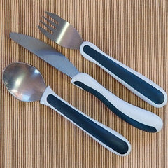Kura Care Adult Cutlery Set - White - Eating & Drinking