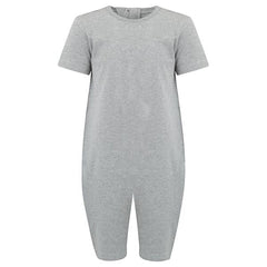 NEW PATTERN Kaycey Short Sleeved Zip Back Knee Length Jumpsuit - Child - Bodyvests and Sleepwear