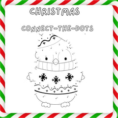 Penguin Dot to Dot Large -