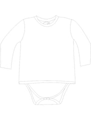 R155 Long Sleeve Loose T-shirt With Poppers - Daywear