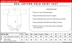 R53 Cotton Popper Polo Shirt - Daywear
