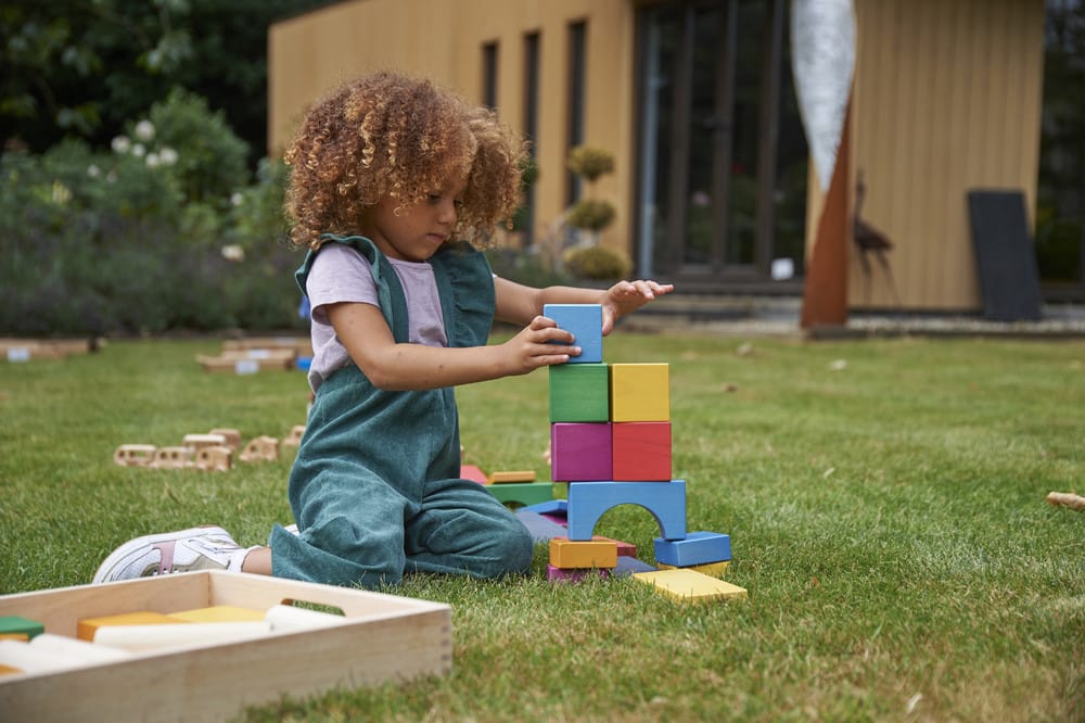 Rainbow Wooden Jumbo Block Set - Pk54 - Learning Resource