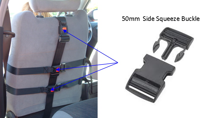 Model 13W – Rear Fastening Harness (Wheelchair Version)