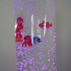 180cm Bubble Tube with Light Up Base - Sensory Equipment