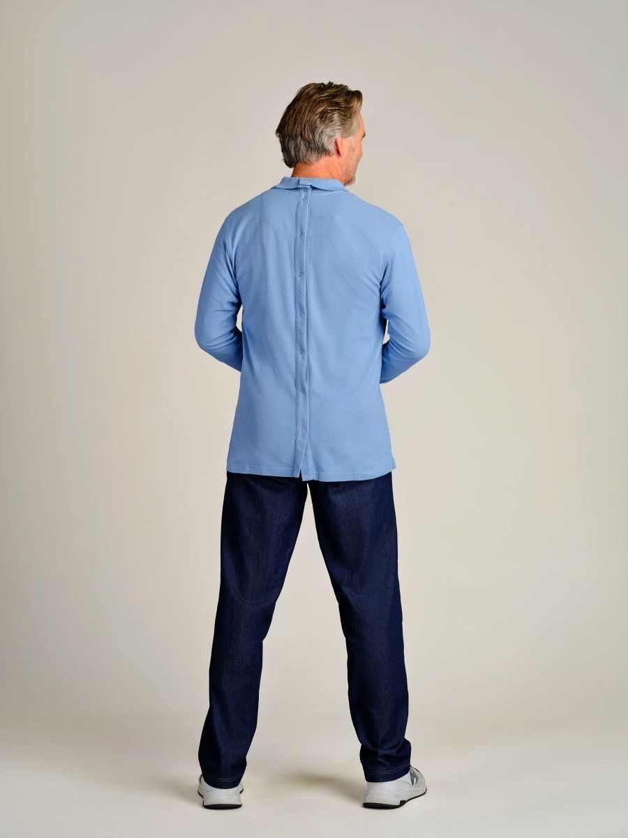 mens back of polo shirt 201