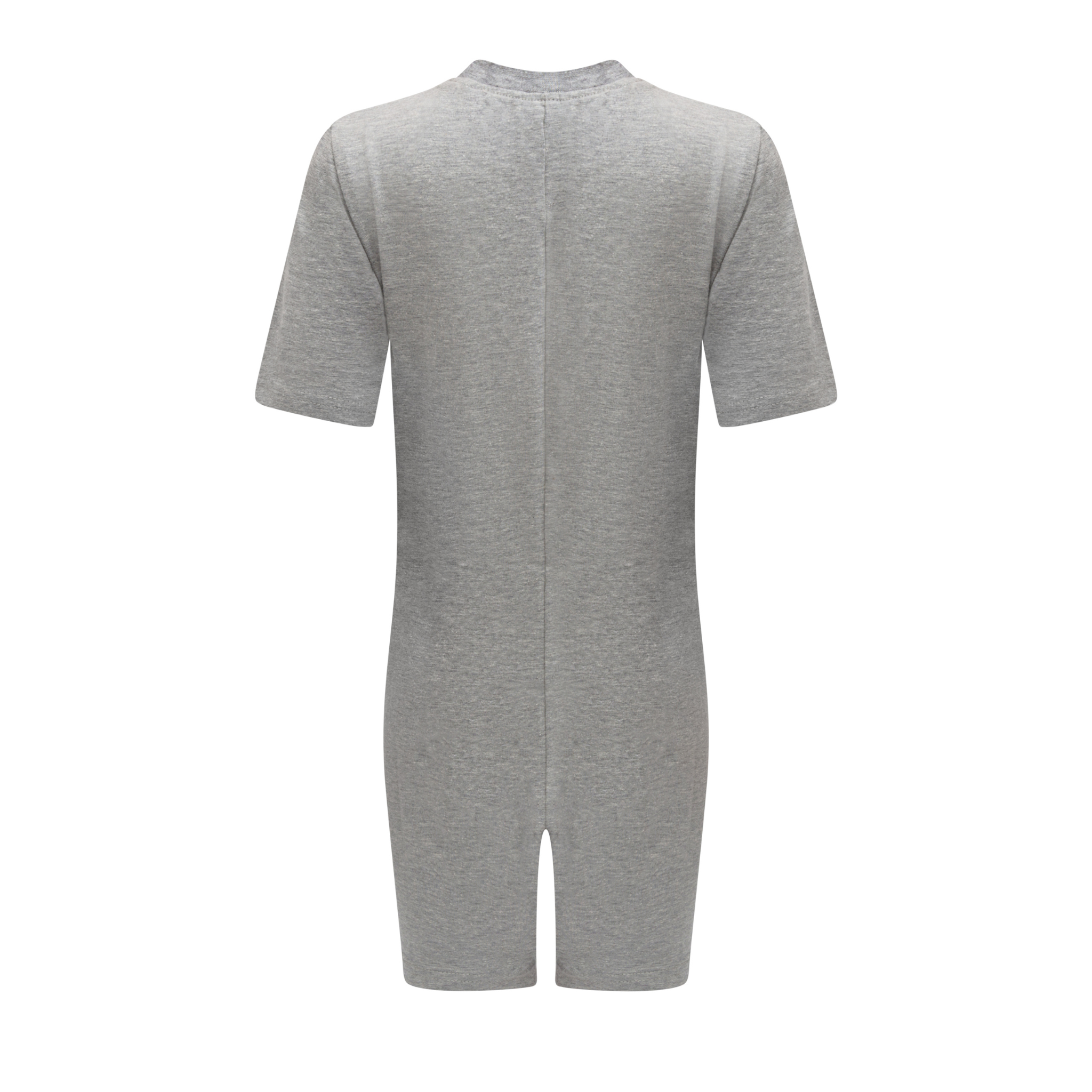 Gray onesie on a white background