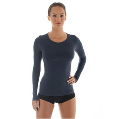 Brubeck Women’s Comfort Merino Wool Seamfree Long Sleeve Thermal Top