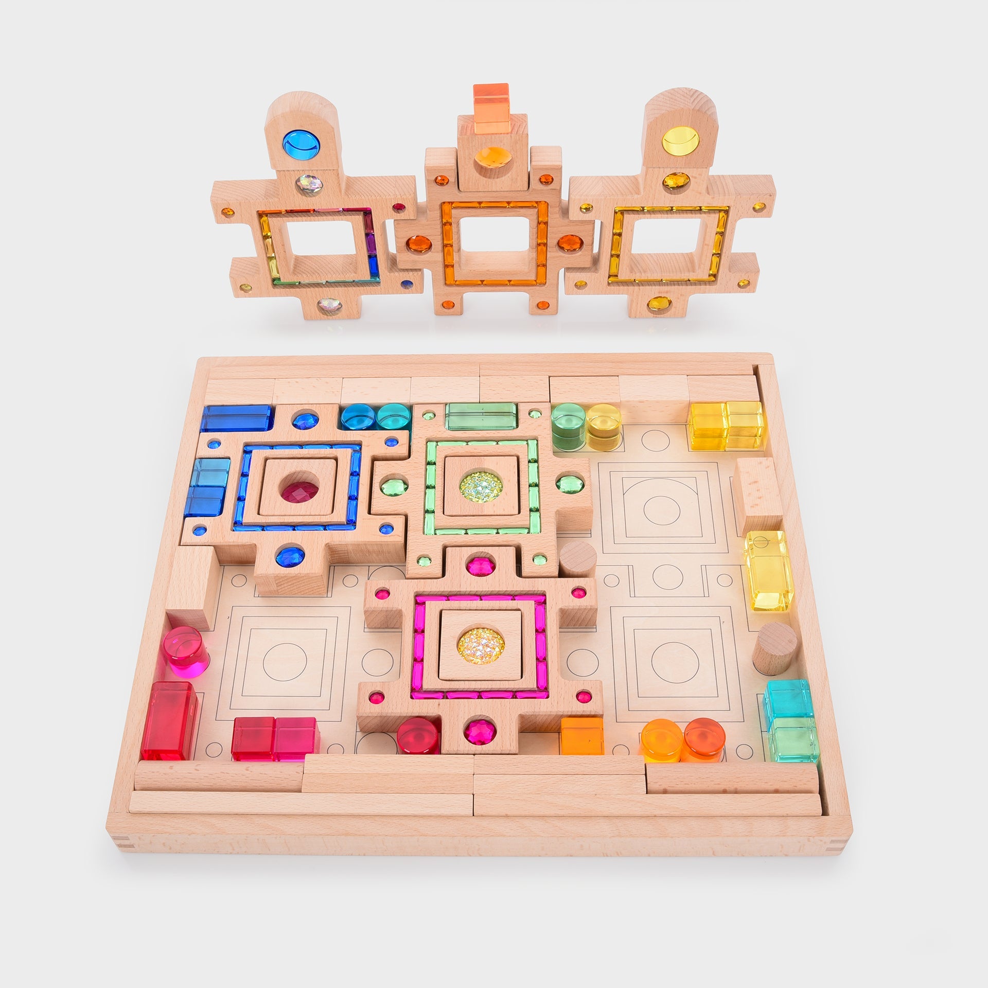 set of tickit gem puzzle blocks