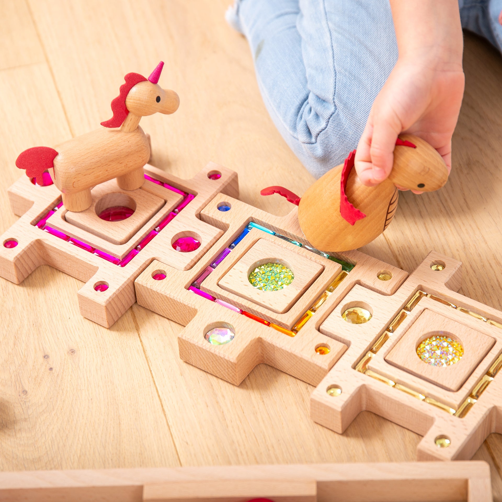 set of tickit gem puzzle blocks