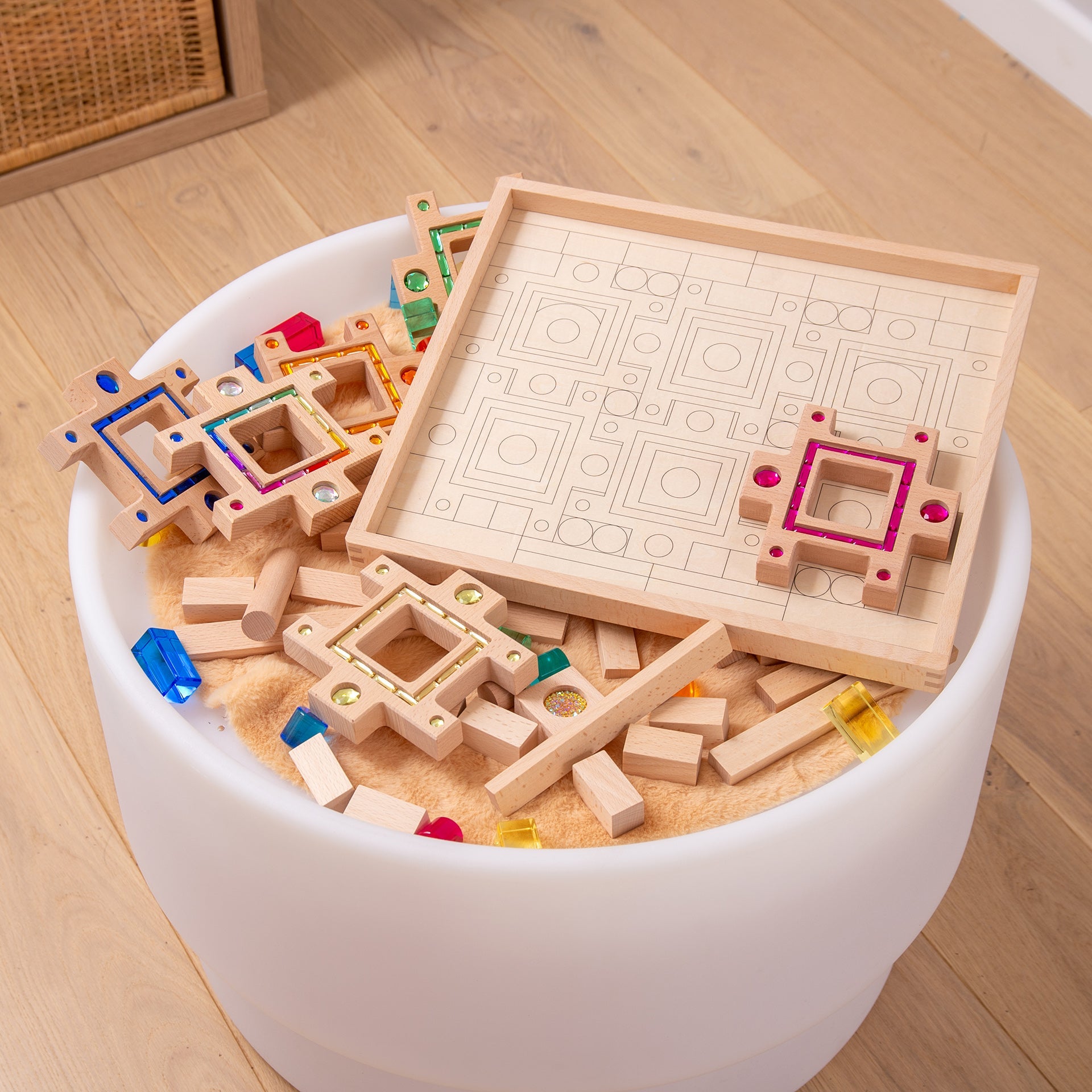 set of tickit gem puzzle blocks