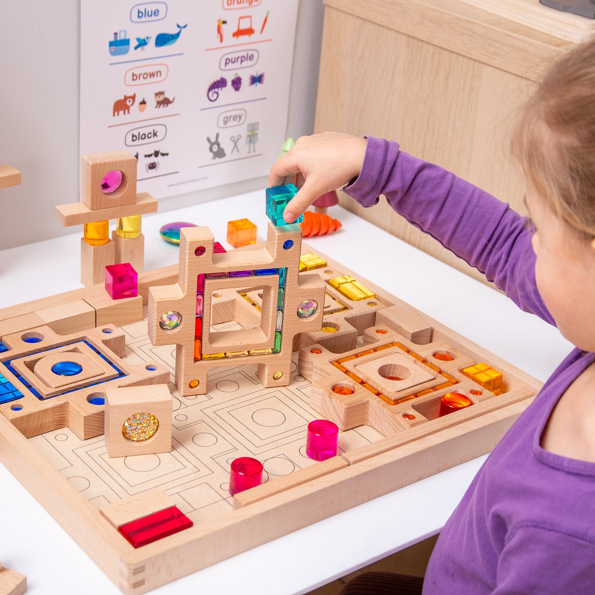 set of tickit gem puzzle blocks