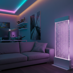Free Standing Bubble Wall – White