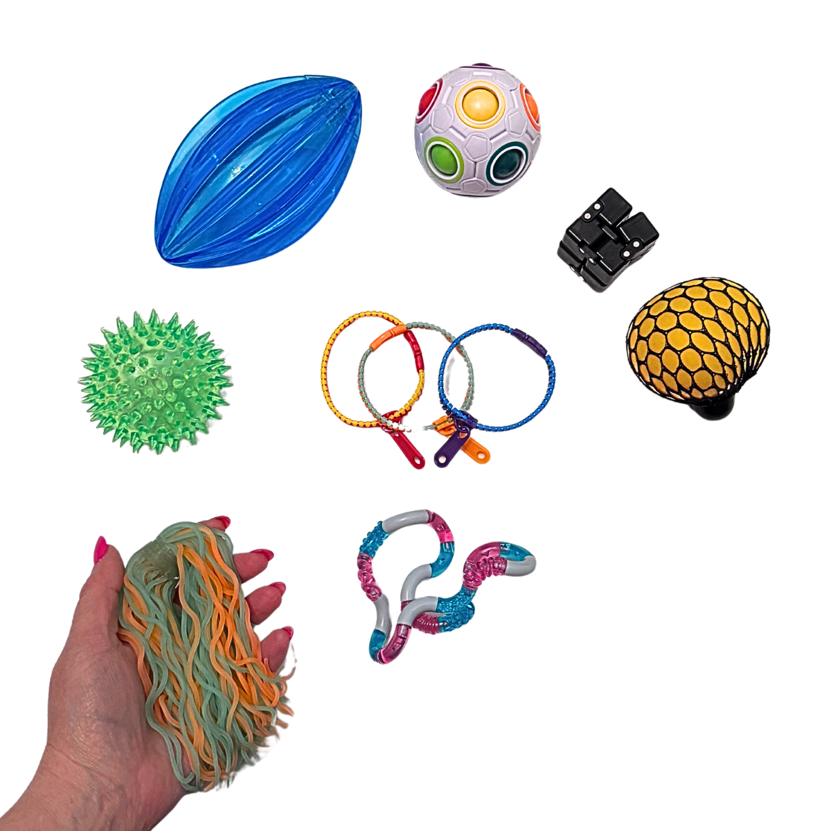 8 Piece Sensory Fidget Toy Kit - Sensory Toys