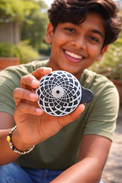 8cm Spinning Pattern Fidget - Sensory Toys