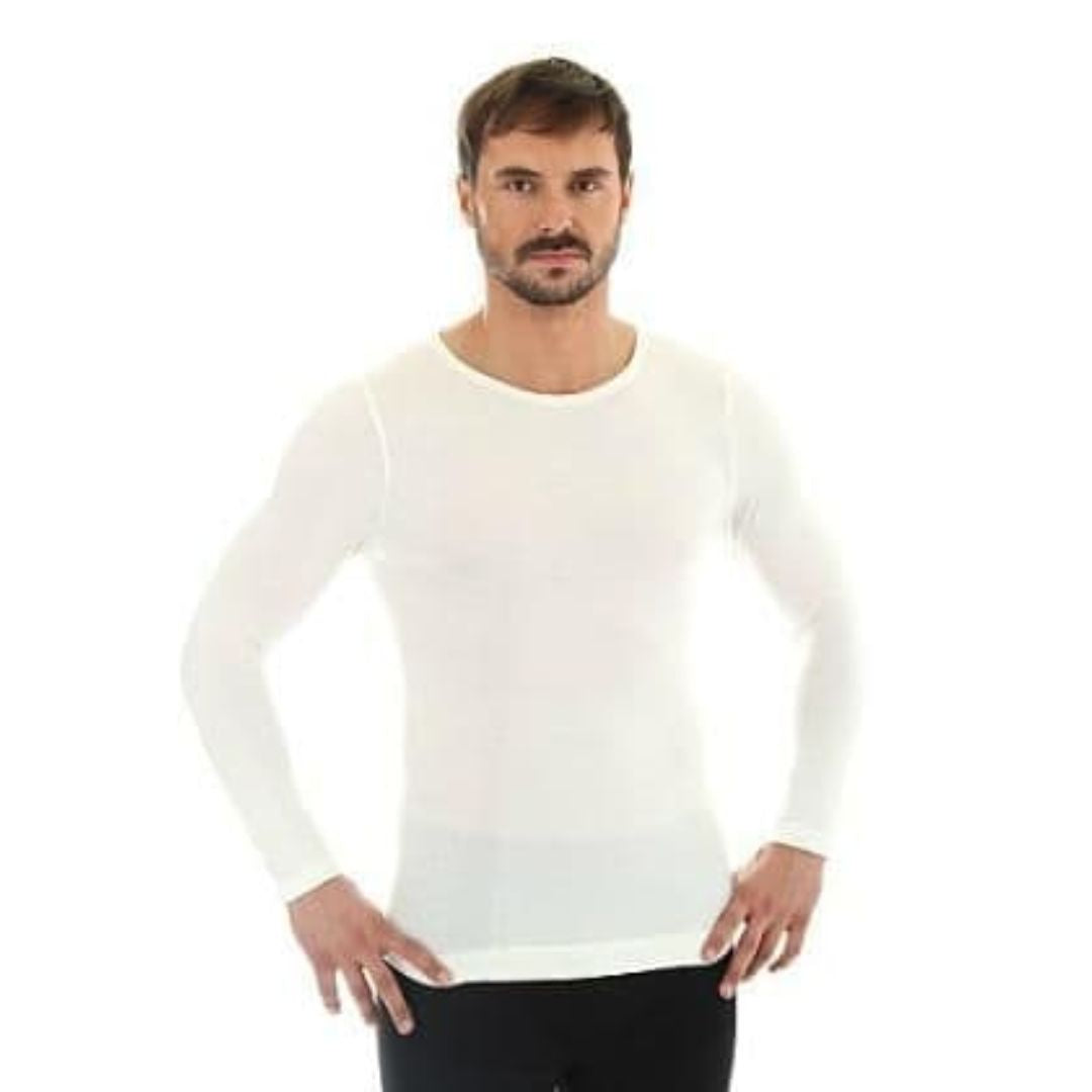 Brubeck Men’s Comfort Merino Wool Blend Long Sleeve Thermal Top