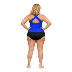 Kes-Vir™ Ladies Incontinence Tankini Set – Briefs or Shorts – Blue Wave